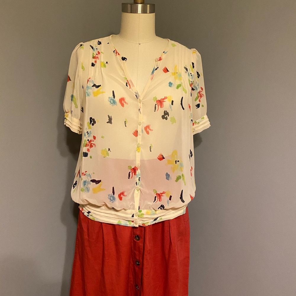 Printed Chiffon Shirt